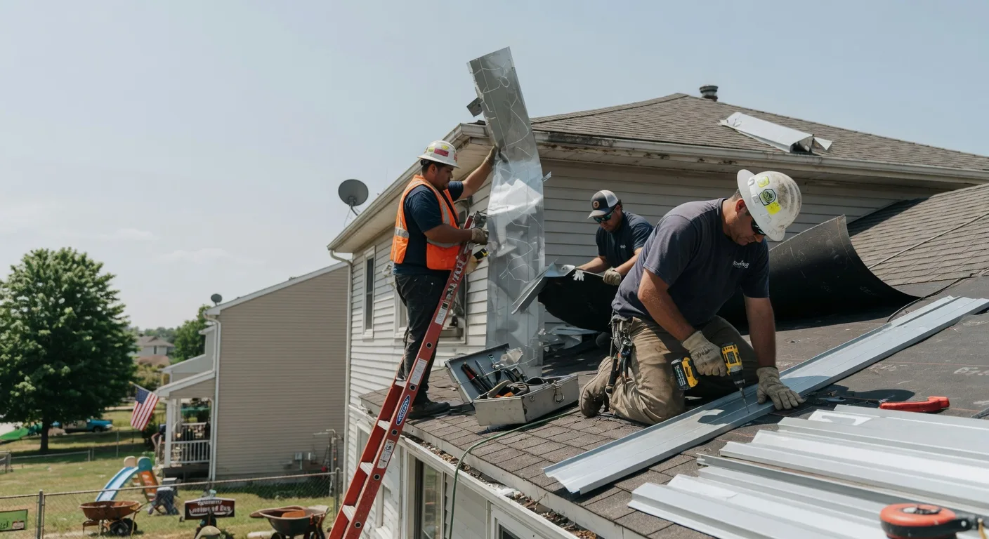 Storm Damage Metal Roof Repair in Glenwood, GA